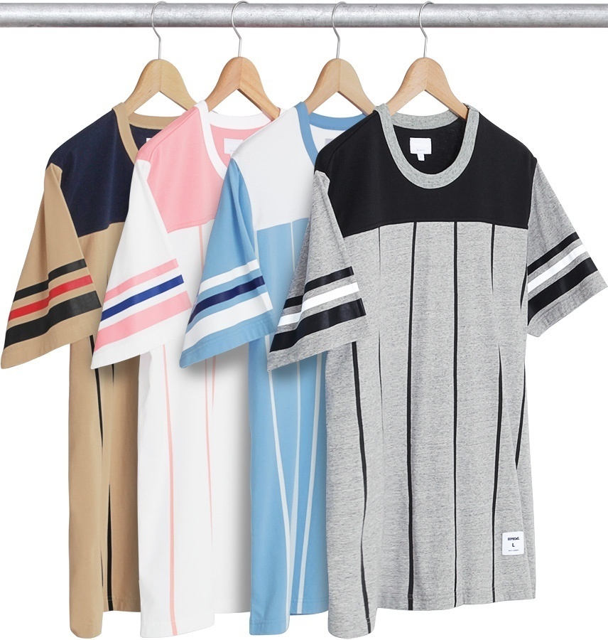 Pinstripe S/S Football Top